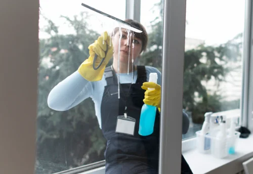Nettoyage de vitres intérieures et extérieures à Arleuf